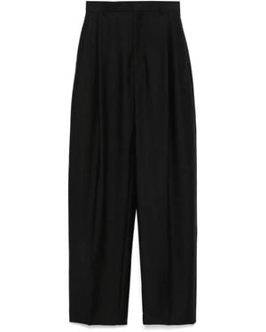 Wardrobe NYC Pleat-Detail Trousers - Black