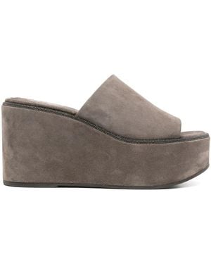 Brunello Cucinelli Mules - Grigio