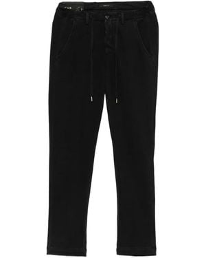 Briglia 1949 Bg41 Drawstring Trousers - Black