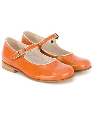 Pepe Jeans Patent Mary Jane Shoes - Orange