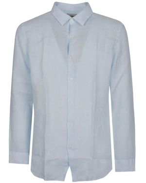 Altea Linen Long-Sleeve Shirt - Blue