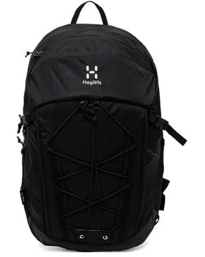 Haglöfs Vide Logo Drawstring Backpack - Black
