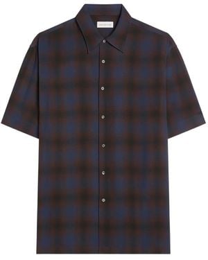 Dries Van Noten Short-Sleeve Viscose Shirt - Black