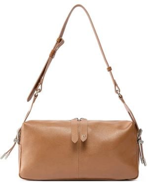 Pinko Keeper Bag Medium Shoulder Bag - Brown
