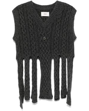 Coperni シュレッダーベスト - ブラック