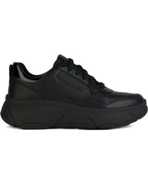 Geox Platform Trainers - Black