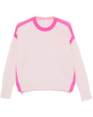 From Future Side-Stripe Jumper - Pink
