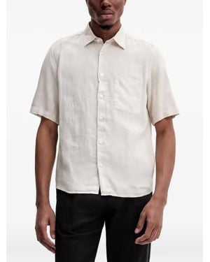 Marc O' Polo Pocket Linen Shirt - White