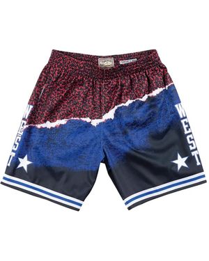 Mitchell & Ness Sublimated Swingman Shorts - Blue