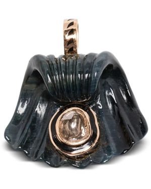 Dezso by Sara Beltran 18K Rose Capri Pendant - Black
