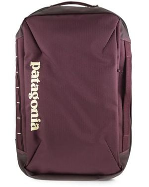 Patagonia Hole Logo-Print Backpack - Purple