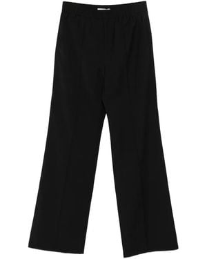 Tibi Pantalon À Taille Élastiquée - Noir