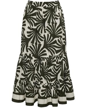 Cara Cara Chase Midi Skirt - ナチュラル