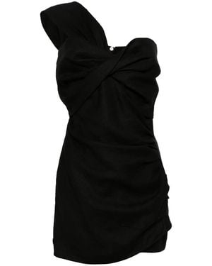 JBQ Solange Linen Playsuit - Black