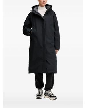 Peak Performance Hooded Parka Coat - Black
