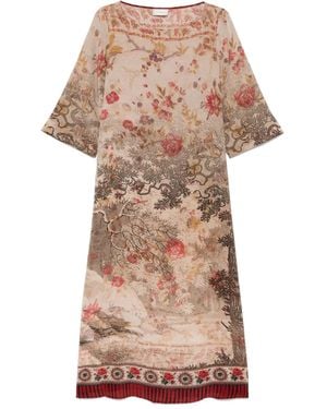 Pierre Louis Mascia Trapezio Maxi-Dress - Rood