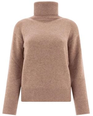 Ines De La Fressange Paris Ribbed Turtleneck Sweater - Pink