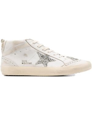 Golden Goose Mid Star スニーカー - ホワイト