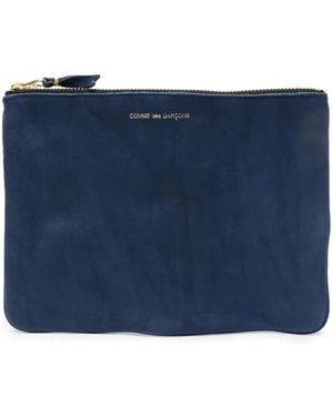Comme des Garçons Wallet Washed Wallet Accessories - Blue
