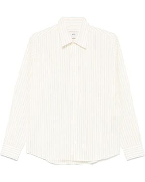 Ami Paris Striped Shirt - White