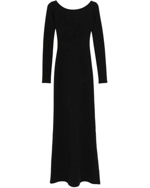 Xenia Magera Open Back Dress - Black