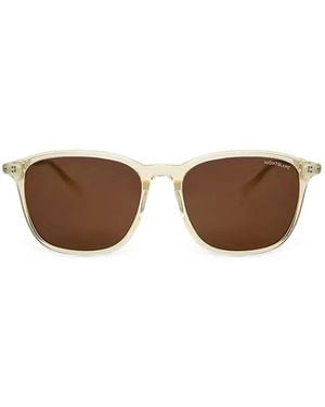Montblanc Square-Frame Sunglasses - Yellow