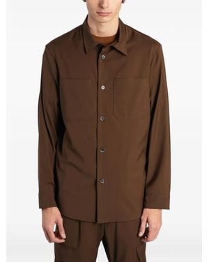 Barena Patch-Pocket Shirt - Brown