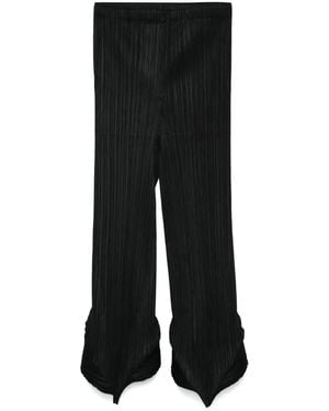 Pleats Please Issey Miyake Thicker Bottoms 2 Trousers - Black