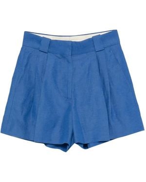 Blazé Milano Pleated Shorts - Blue
