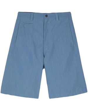 Maison Kitsuné Bermudas Con Parche Del Logo - Azul