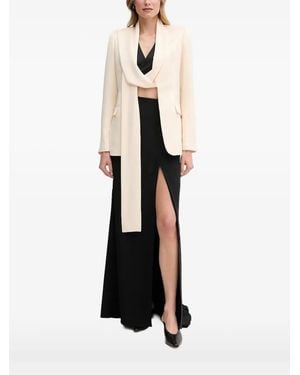 Sandro Ferrone Chaqueta cruzada con lazo - Blanco