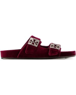 Tory Burch Mellow Pavé Sandals - Red