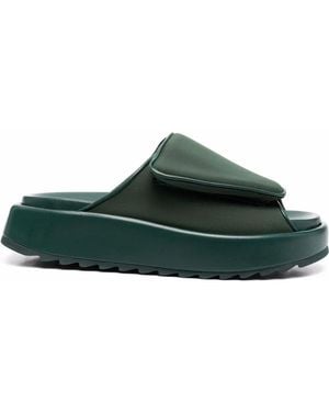 Gia Borghini Gia 1 Touch-Strap Sandals - Green