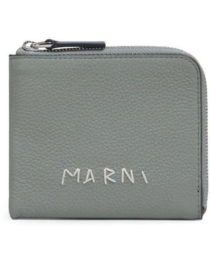Marni Mending Portemonnaie - Grau