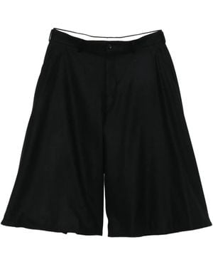 Comme des Garçons Pleated Shorts - ブラック