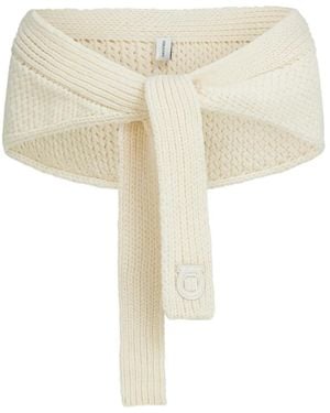 Ferragamo Triangle Scarf - Natural