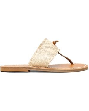 K. Jacques Wouri Woven Sandals - Natural