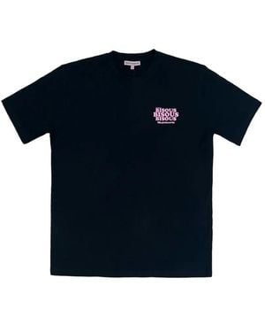 Bisous Skateboards Grease Printed T-Shirt - Blue