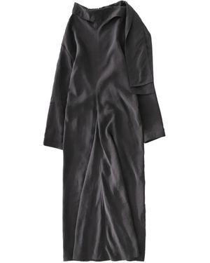 Studio Nicholson Asymmetrische Jurk - Zwart