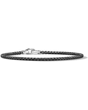 David Yurman Sterling Box Chain Bracelet (2.7Mm) - White