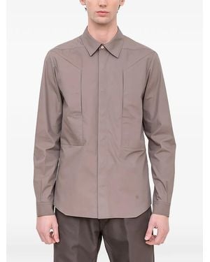 Rick Owens Long-Sleeve Shirt - Grey