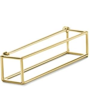Shihara Pendiente Rectangle en oro amarillo de 18kt - Metálico