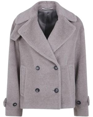 Tagliatore Double-Breasted Peacoat - Gray