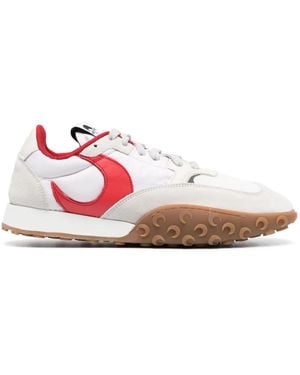 Marine Serre Ms-Rise 22 Low-Top Sneakers - Pink