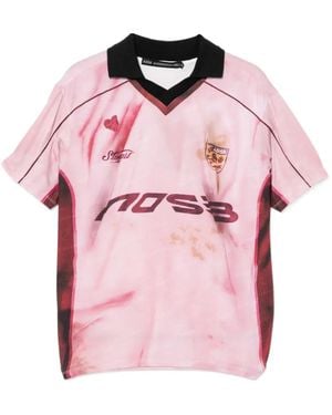 ANDERSSON BELL Football Printed T-Shirt - Pink