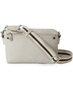 Osprey Sac À Bandoulière Stella En Cuir Grainé - White