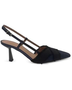 Roberto Festa Slingback-Strap Heeled Sandals - Blue