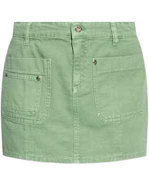 Blumarine Cotton Mini Skirt - Green