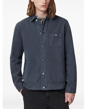 AllSaints シャツジャケット - ブルー
