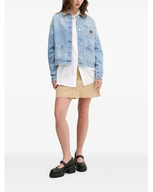 HUGO Mini-Rok Met Knopen - Wit